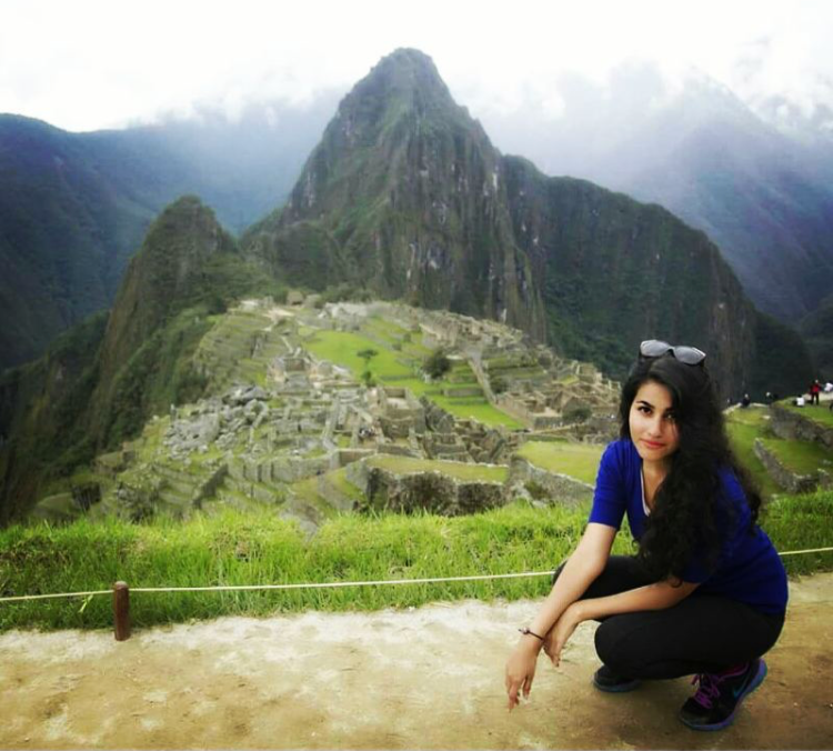 Anjali Lavania in Machu Pichu 