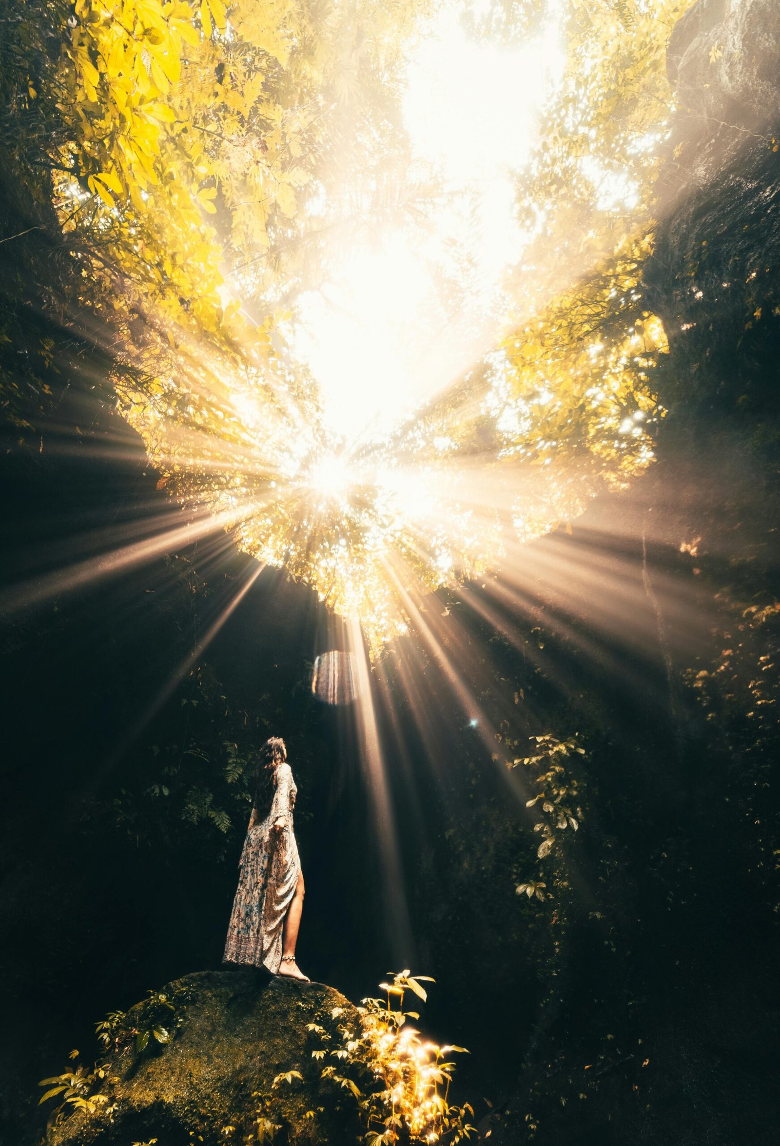 spiritual mindset coaching - there is no darkness when you are the light