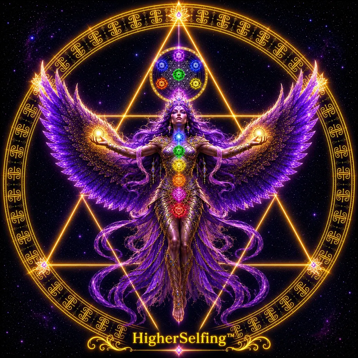 HigherSelfing™ Logo Purple