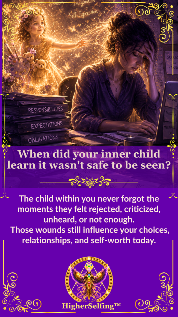 HigherSelfing™ | When did your inner child learn it wasn't safe to be seen?